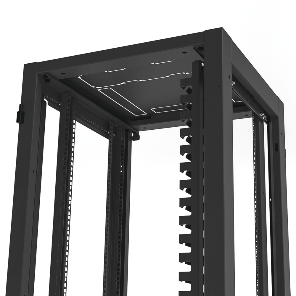 Gabinete para Telecomunicaciones Rack Estándar de 19", 42UR, 600 mm Ancho x 600 mm Profundidad. Fabricado en Acero.