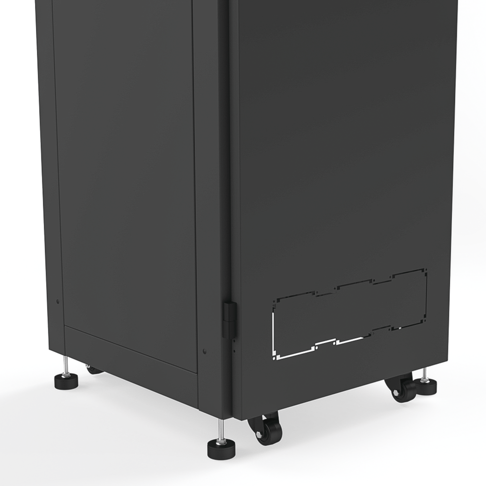 Gabinete para Telecomunicaciones Rack Estándar de 19", 42UR, 600 mm Ancho x 600 mm Profundidad. Fabricado en Acero.