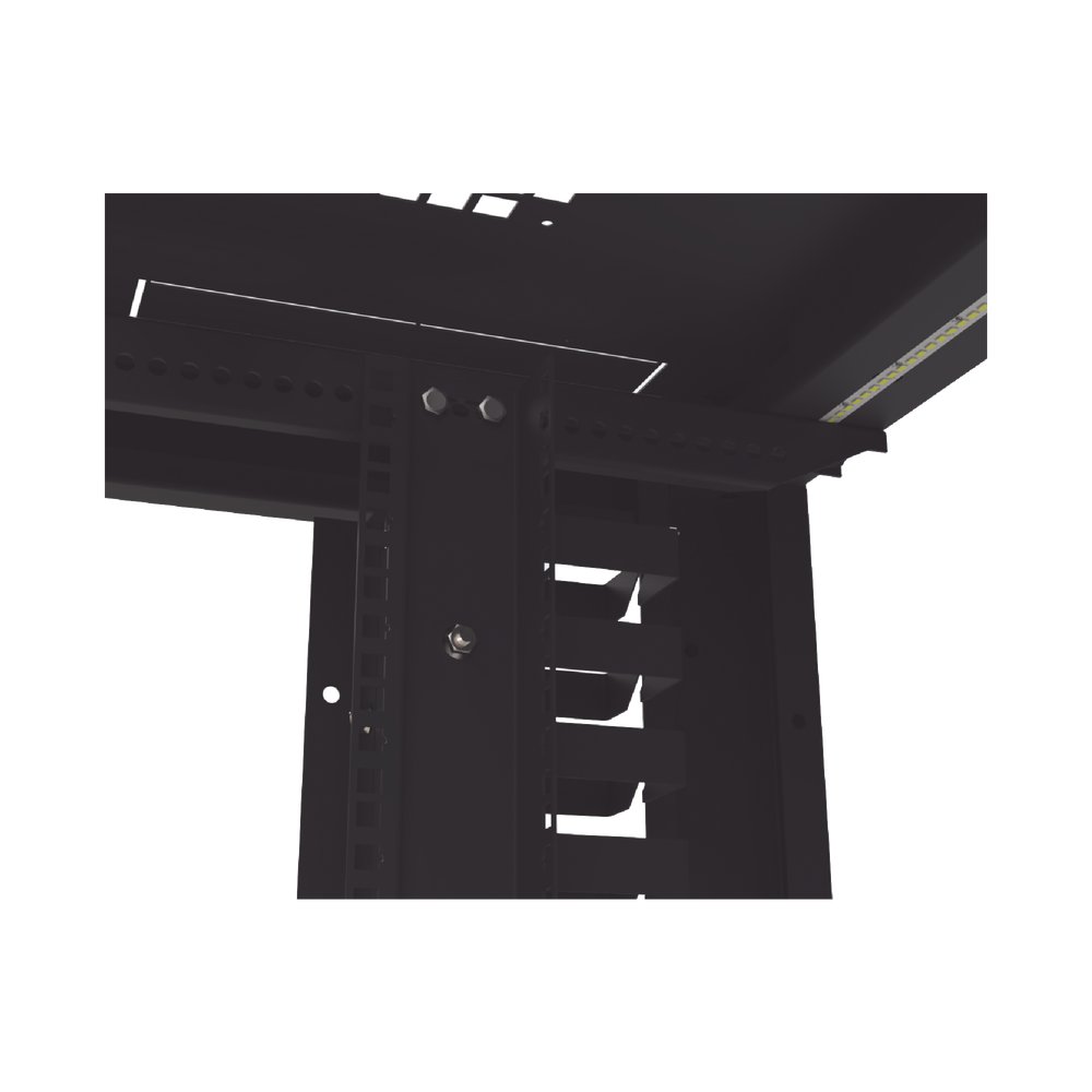 Gabinete Ancho para Telecomunicaciones de 45UR, 800 Ancho, 1000 mm Profundidad. Incluye Iluminación.