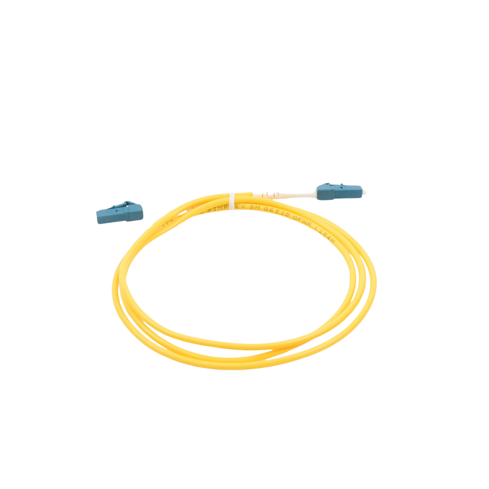 Jumper de Fibra Óptica Monomodo LC/LC Simplex de 1 metro