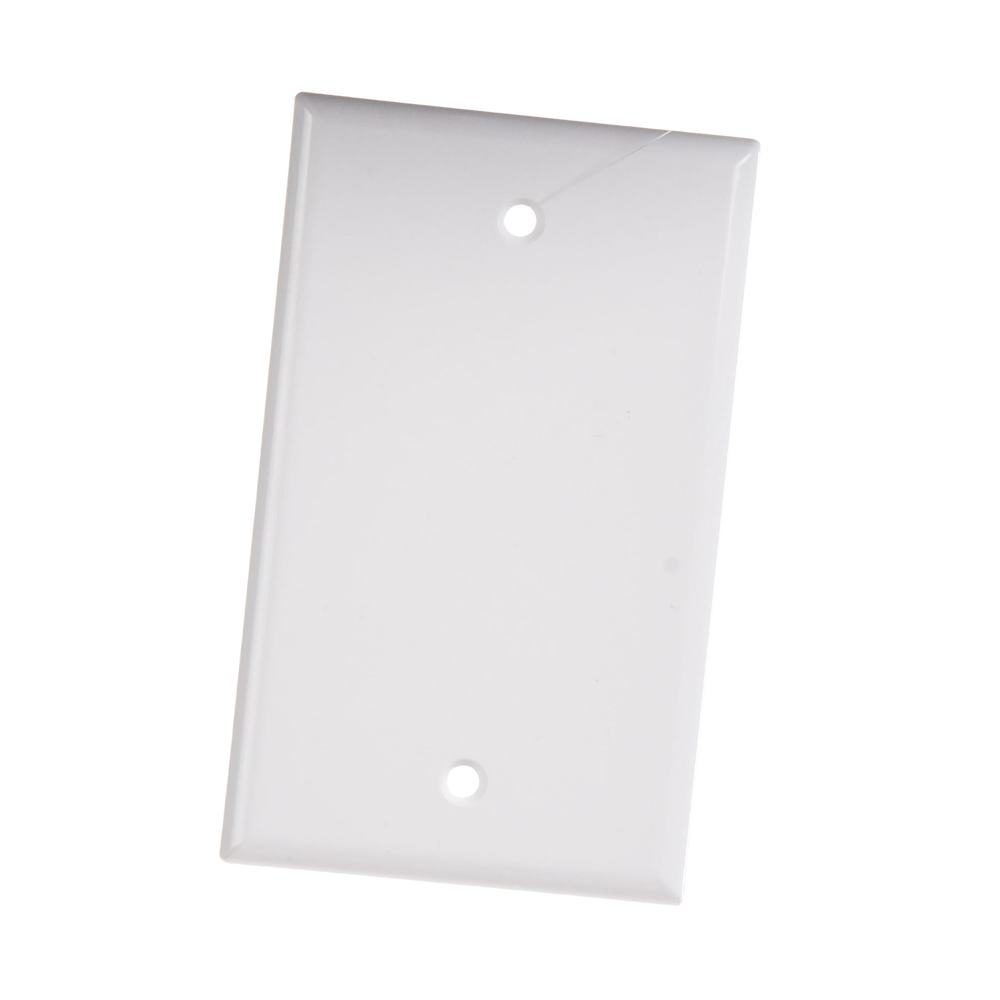 Universal Blank Wall Plate, White