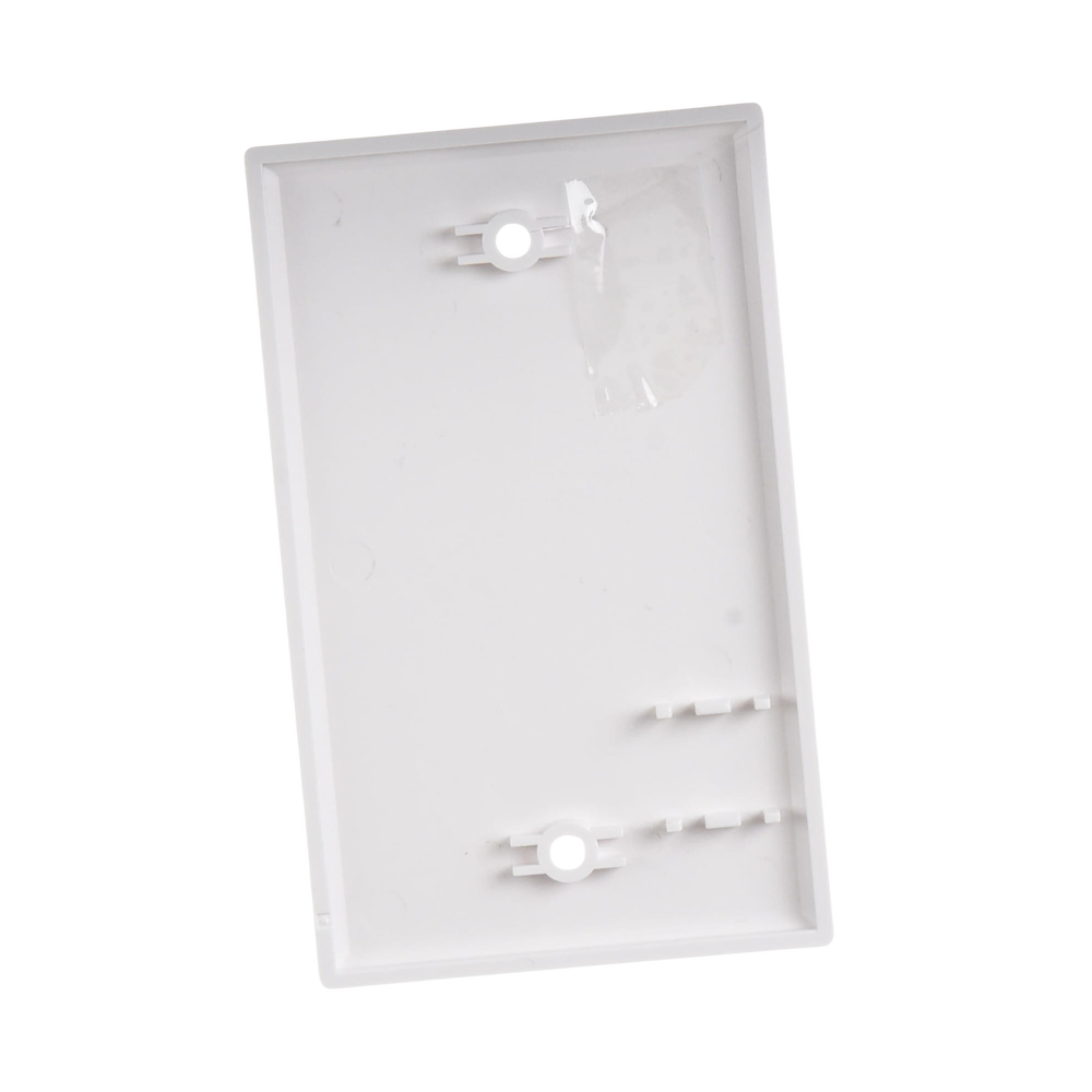 Universal Blank Wall Plate, White