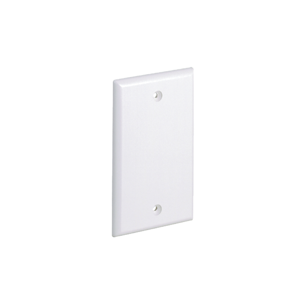Placa de Pared Ciega Universal, Color Blanco