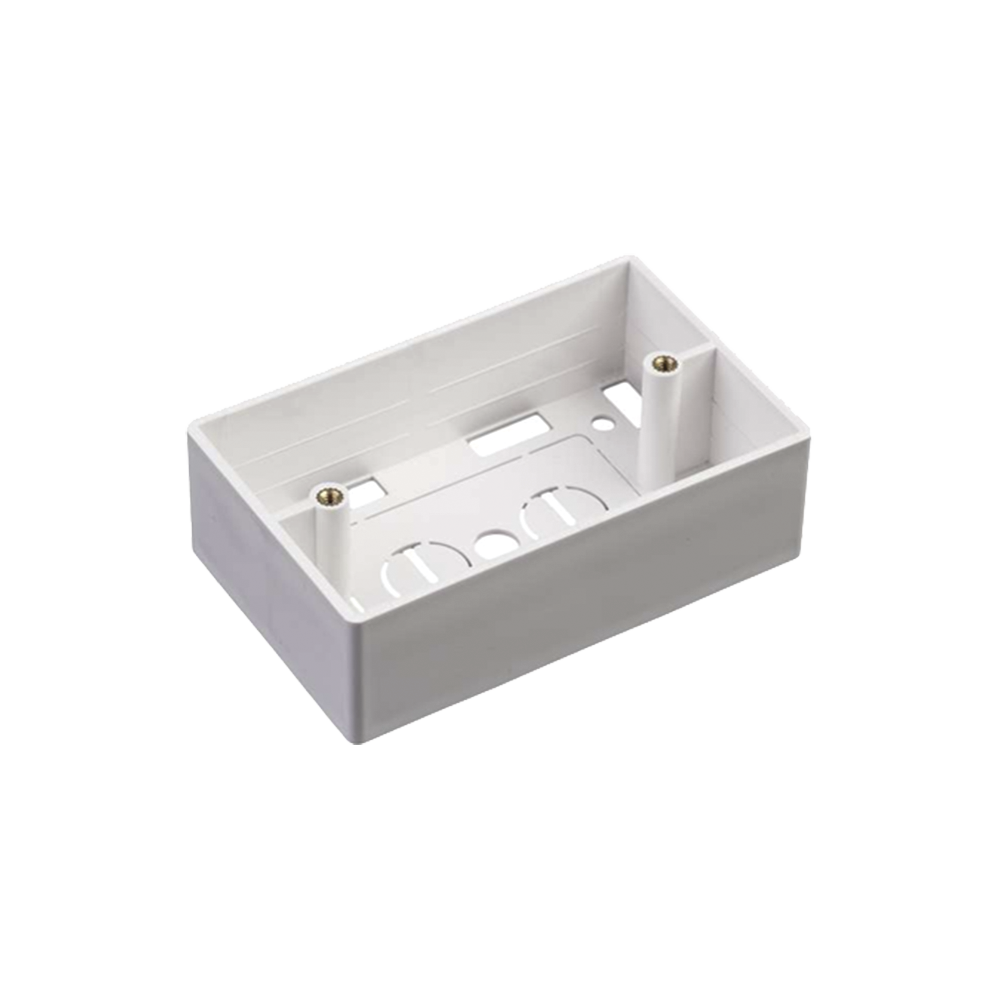 Caja de Pared Universal, Color blanco, Para montaje con Placas de Pared