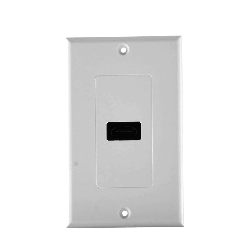 1 Port HDMI Female to Female Wall Plate