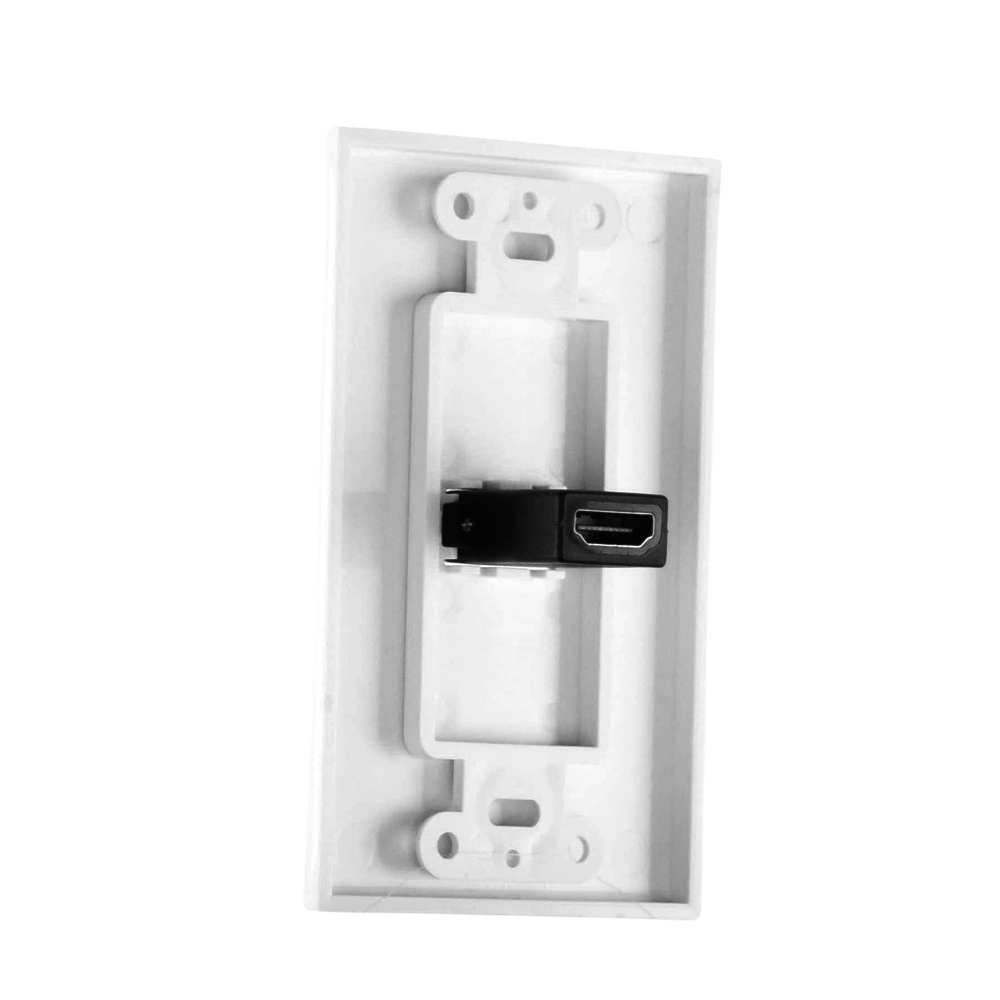 1 Port HDMI Female to Female Wall Plate