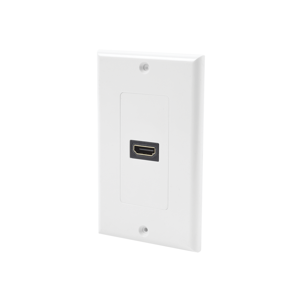 1 Port HDMI Female to Female Wall Plate