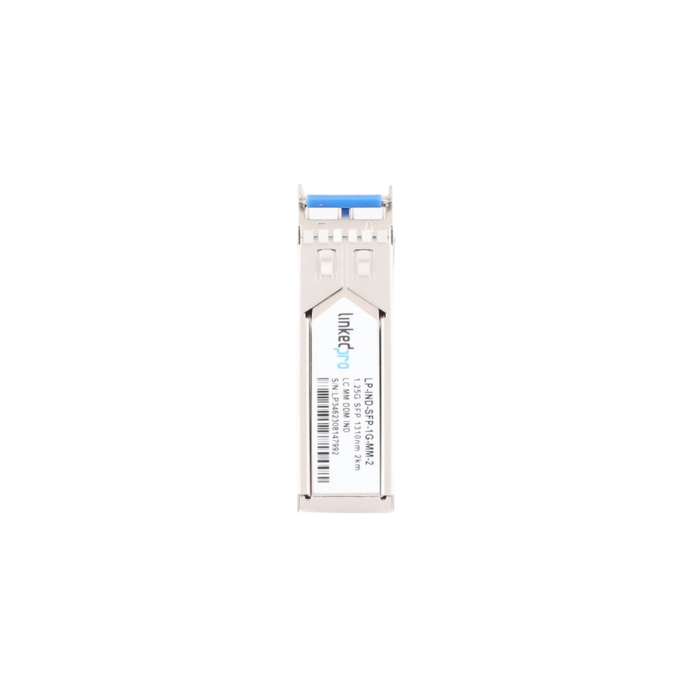 Industrial SFP (Mini-Gbic) Transceiver / Multimode / 1.25 Gbps Speed / Duplex LC Connectors / Up to 2 km Distance