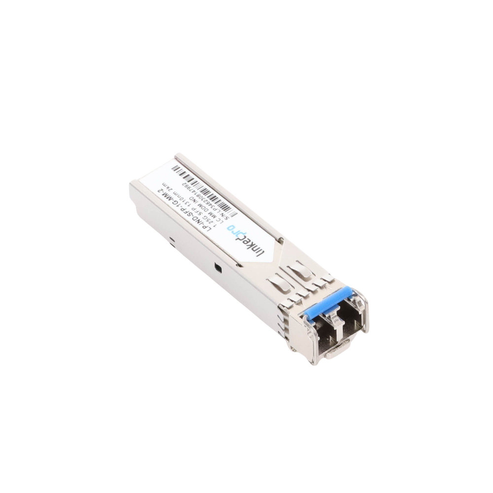 Industrial SFP (Mini-Gbic) Transceiver / Multimode / 1.25 Gbps Speed / Duplex LC Connectors / Up to 2 km Distance