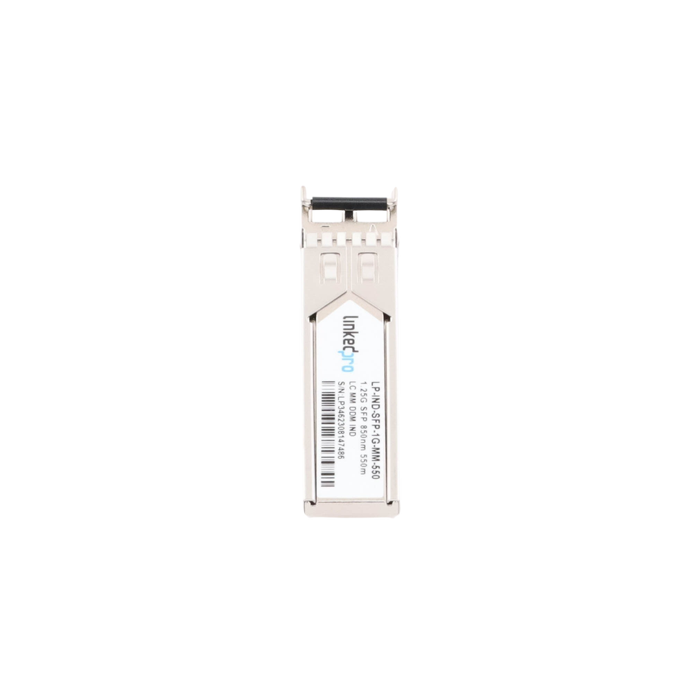 Industrial SFP (Mini-Gbic) Transceiver / Multimode / 1.25 Gbps Speed / Duplex LC Connectors / Up to 550 m Distance