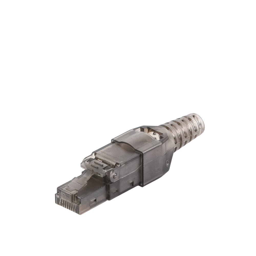 RJ45 Modular Plug for Category 6A UTP Cable - Tool-free, for field termination