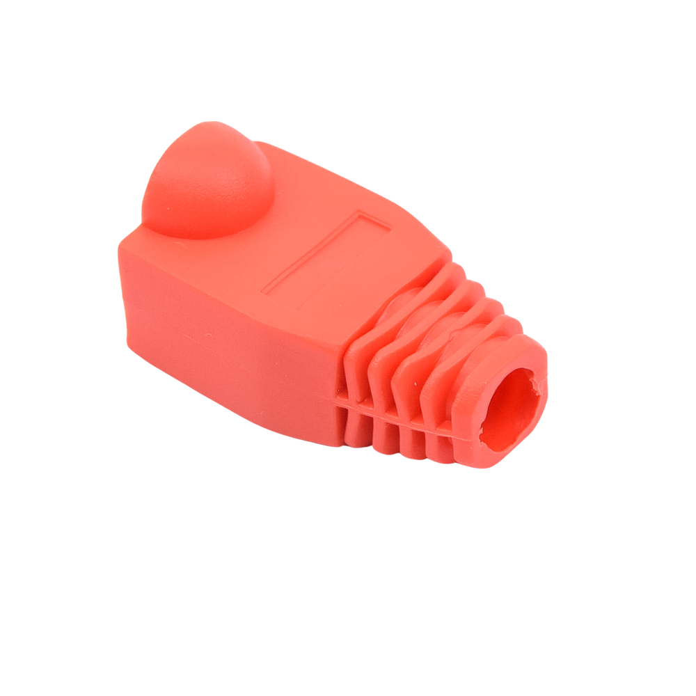 Plastic Cover for RJ45 Plug Protection, Red Color