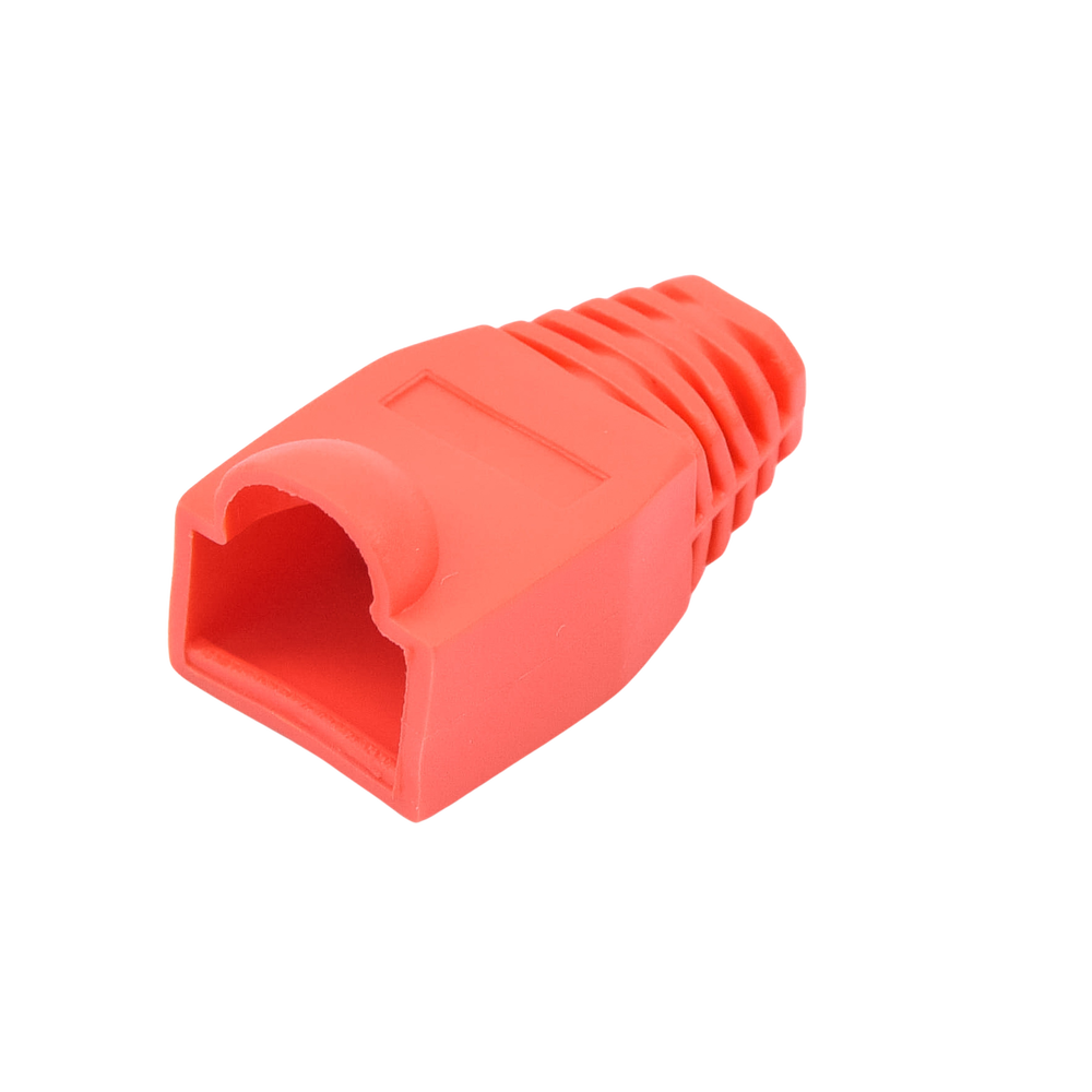 Plastic Cover for RJ45 Plug Protection, Red Color