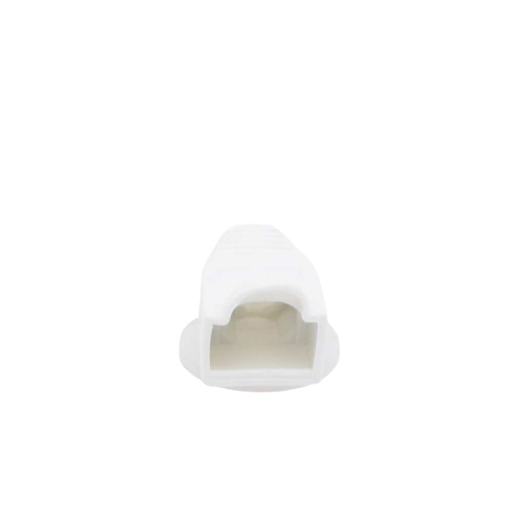 Plastic Cover for RJ45 Plug Protection, White Color