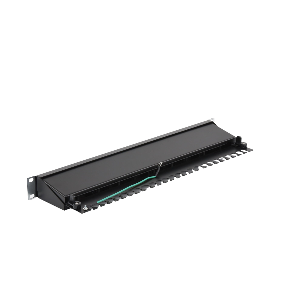 24-Port Cat6A Shielded Impact Patch Panel (110)