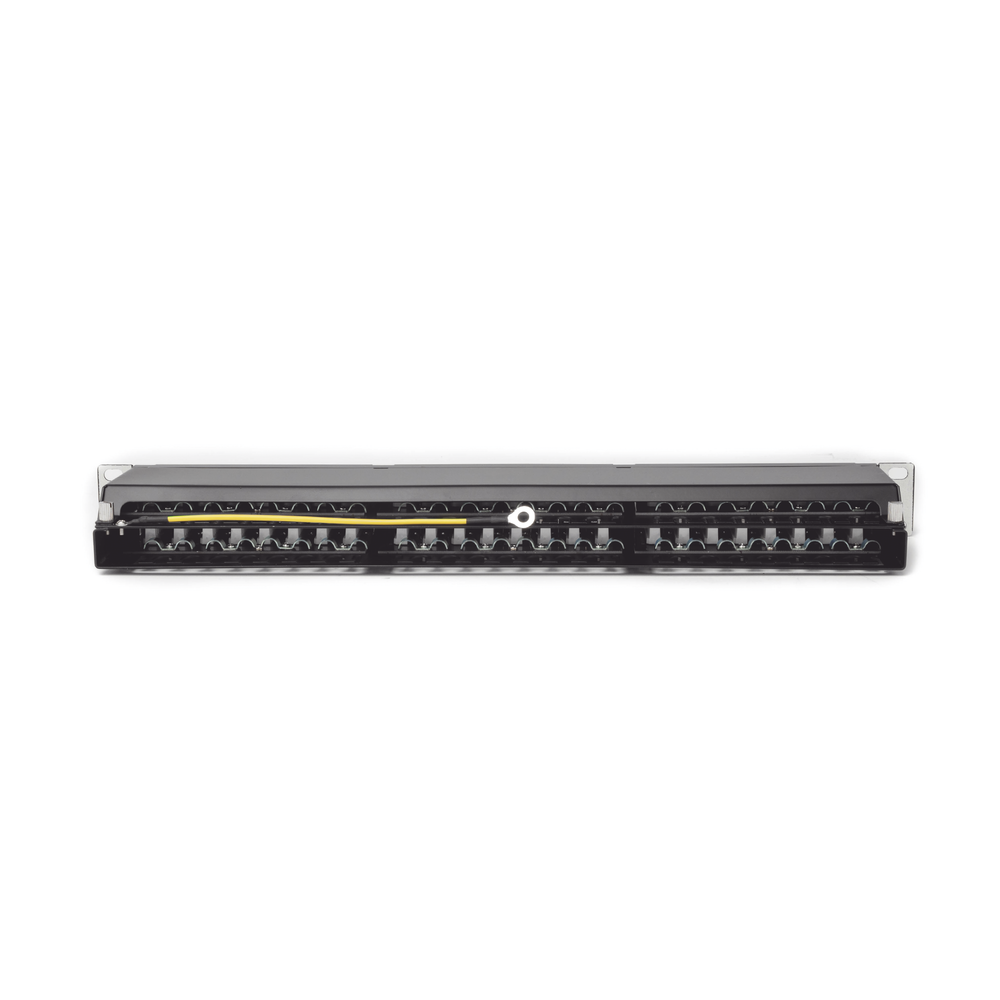 48-Port Cat6A Shielded Impact Patch Panel (110)