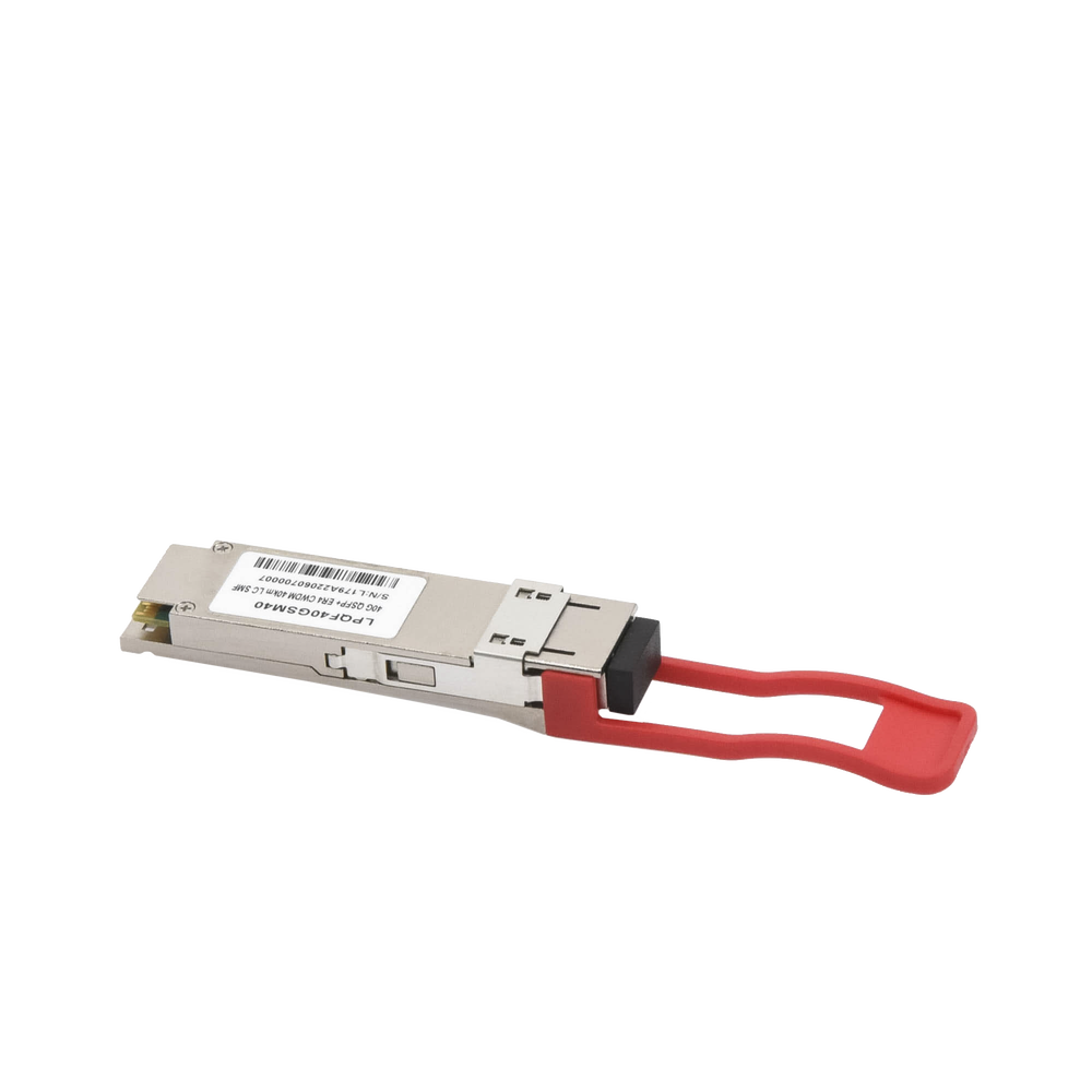 QSFP+ (Mini-Gbic) Transceiver / Single Mode / 40 Gbps Speed / Duplex LC Connectors / Up to 40 km Distance