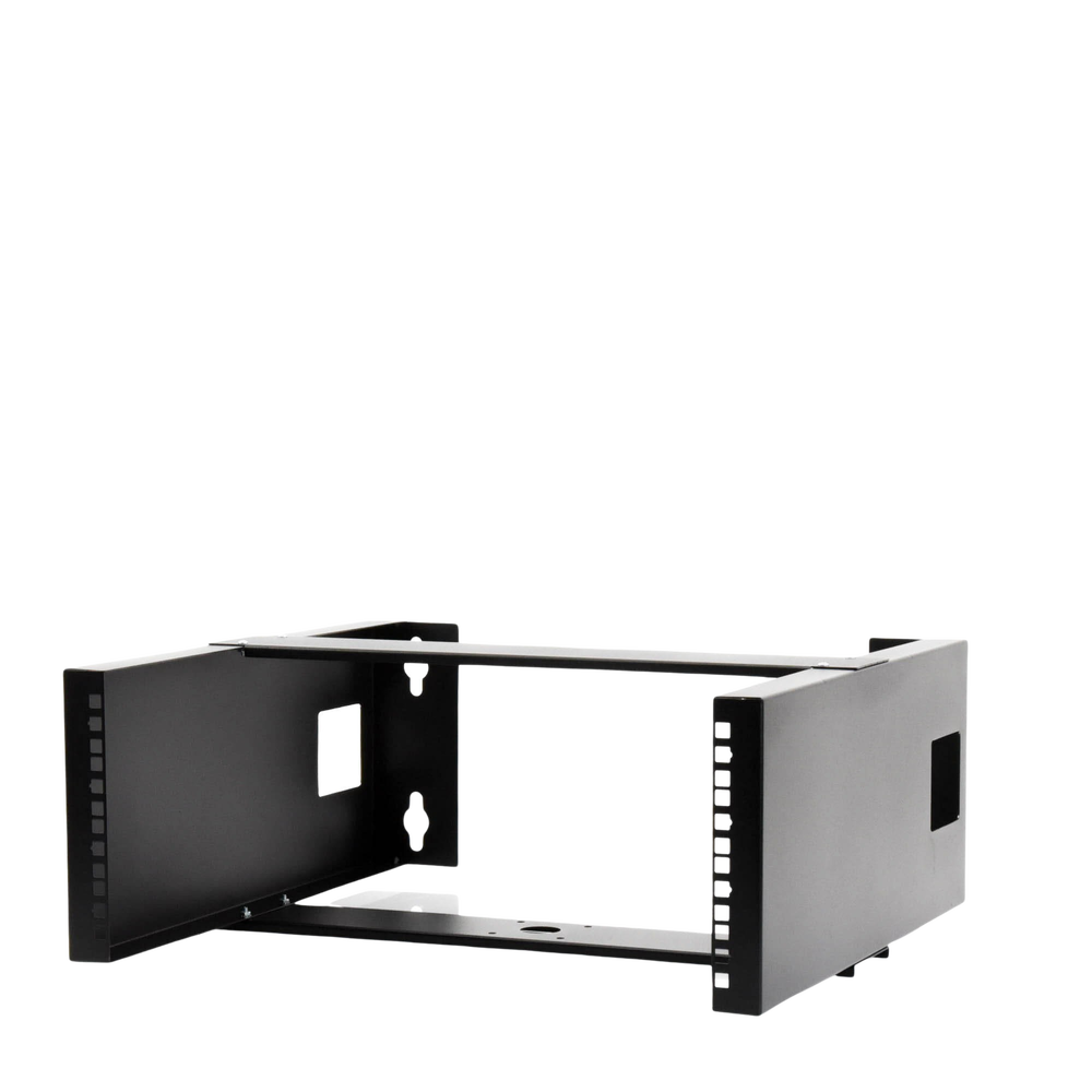 Rack de 19" Abierto para Montaje en Pared 4 unidades.