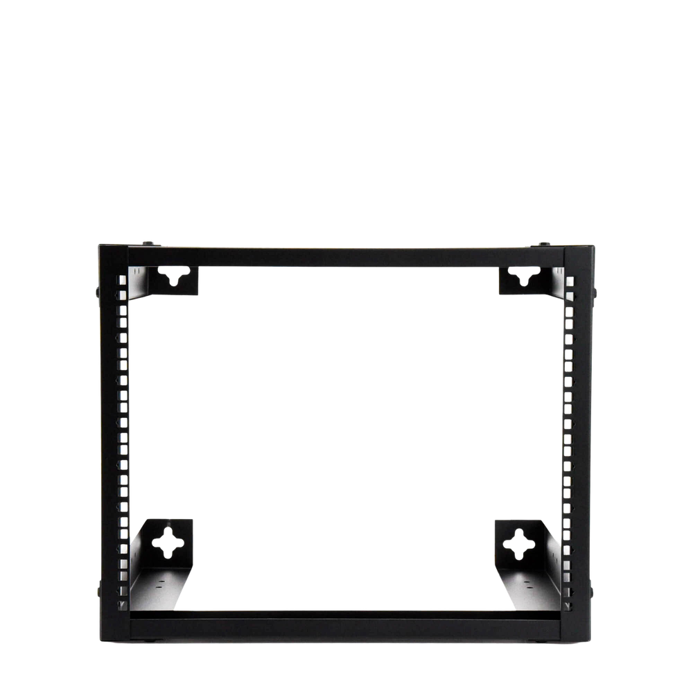 Rack Abierto de 19" para Montaje en Pared de 4 Unidades.