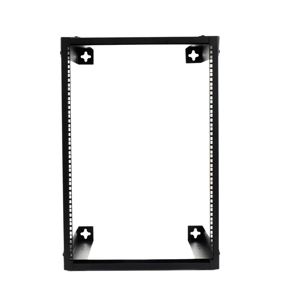 19" Open Wall Mount Rack for 16 Units.