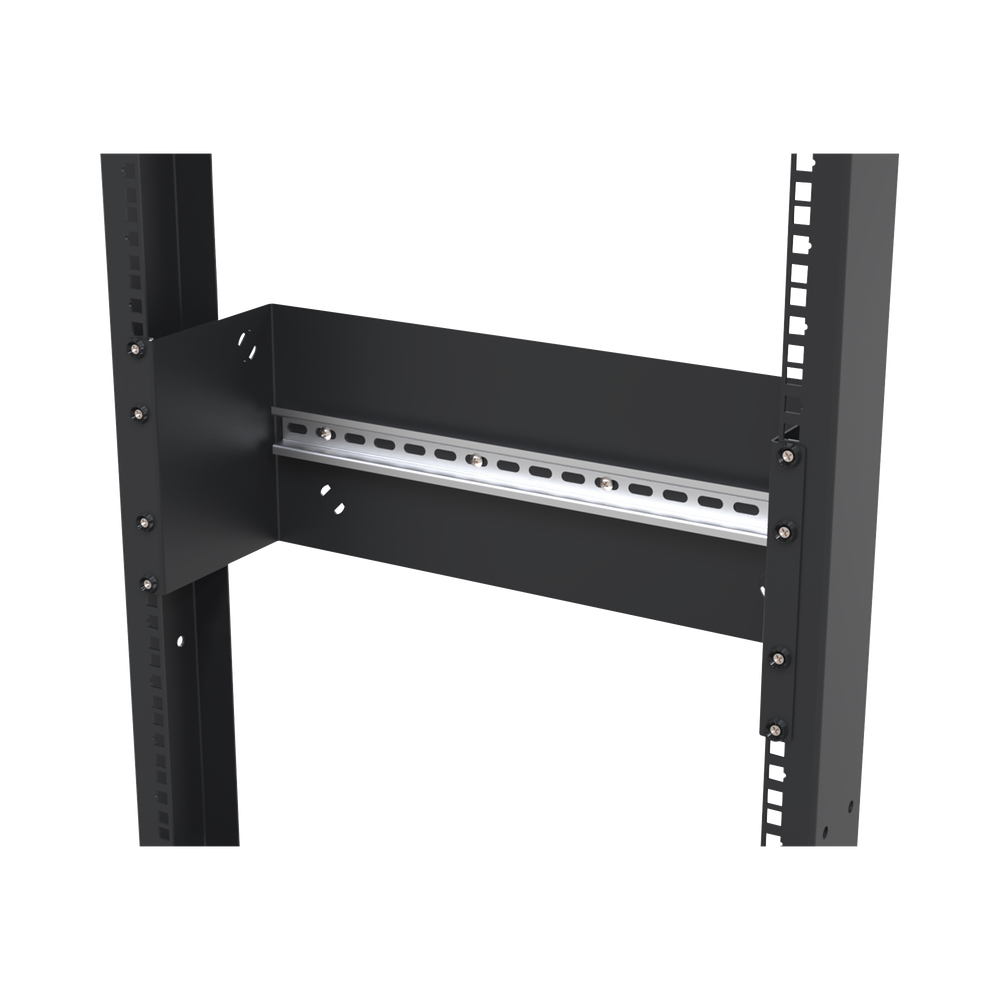 Riel de 35 mm con Soporte para Rack 19" 4UR