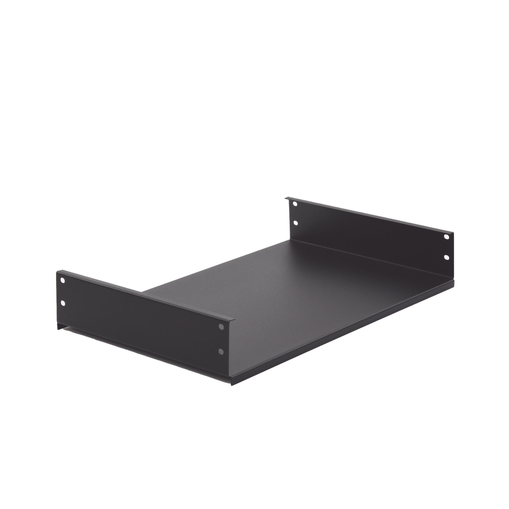 Fixed Side Clamping Tray, 30 cm Deep, 2U. Compatible with LP-6060-XX-UR2