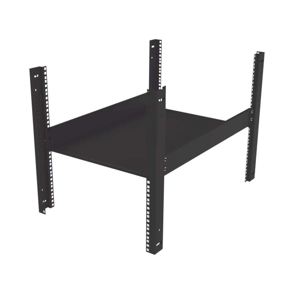 Fixed Side Clamping Tray, 60 cm Deep, 2U. Compatible with LP-60100-XX-UR2