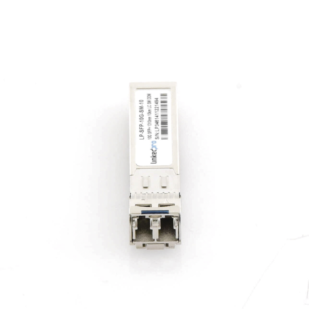SFP+ (Mini-Gbic) Transceiver / Single Mode / 10 Gbps Speed / Duplex LC Connectors / Up to 10 km Distance