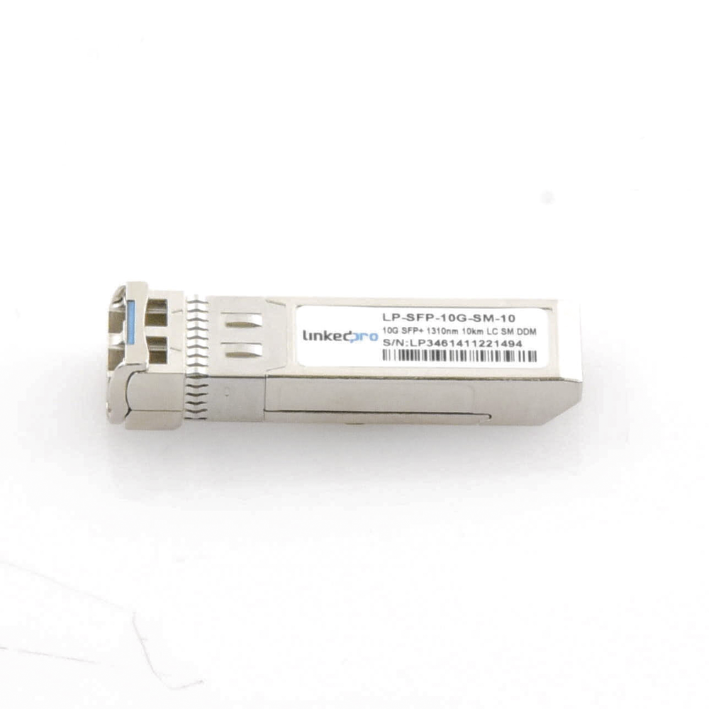 SFP+ (Mini-Gbic) Transceiver / Single Mode / 10 Gbps Speed / Duplex LC Connectors / Up to 10 km Distance