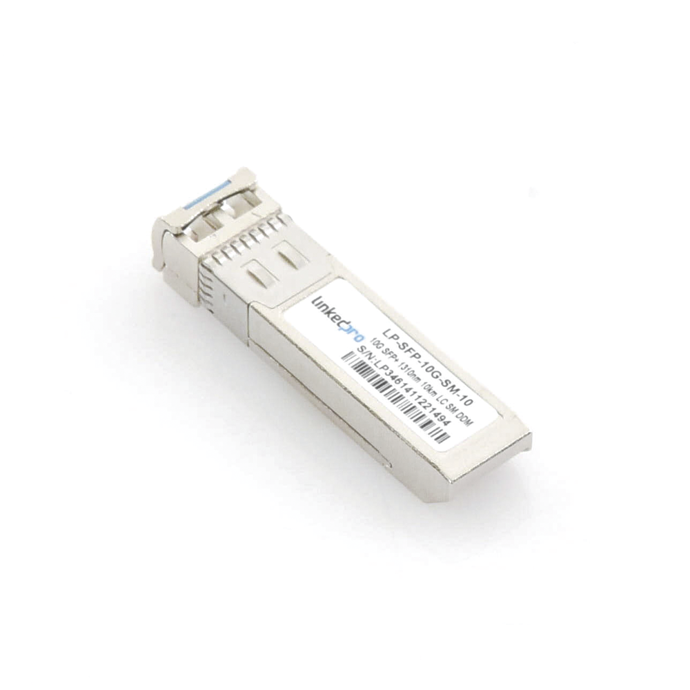 SFP+ (Mini-Gbic) Transceiver / Single Mode / 10 Gbps Speed / Duplex LC Connectors / Up to 10 km Distance