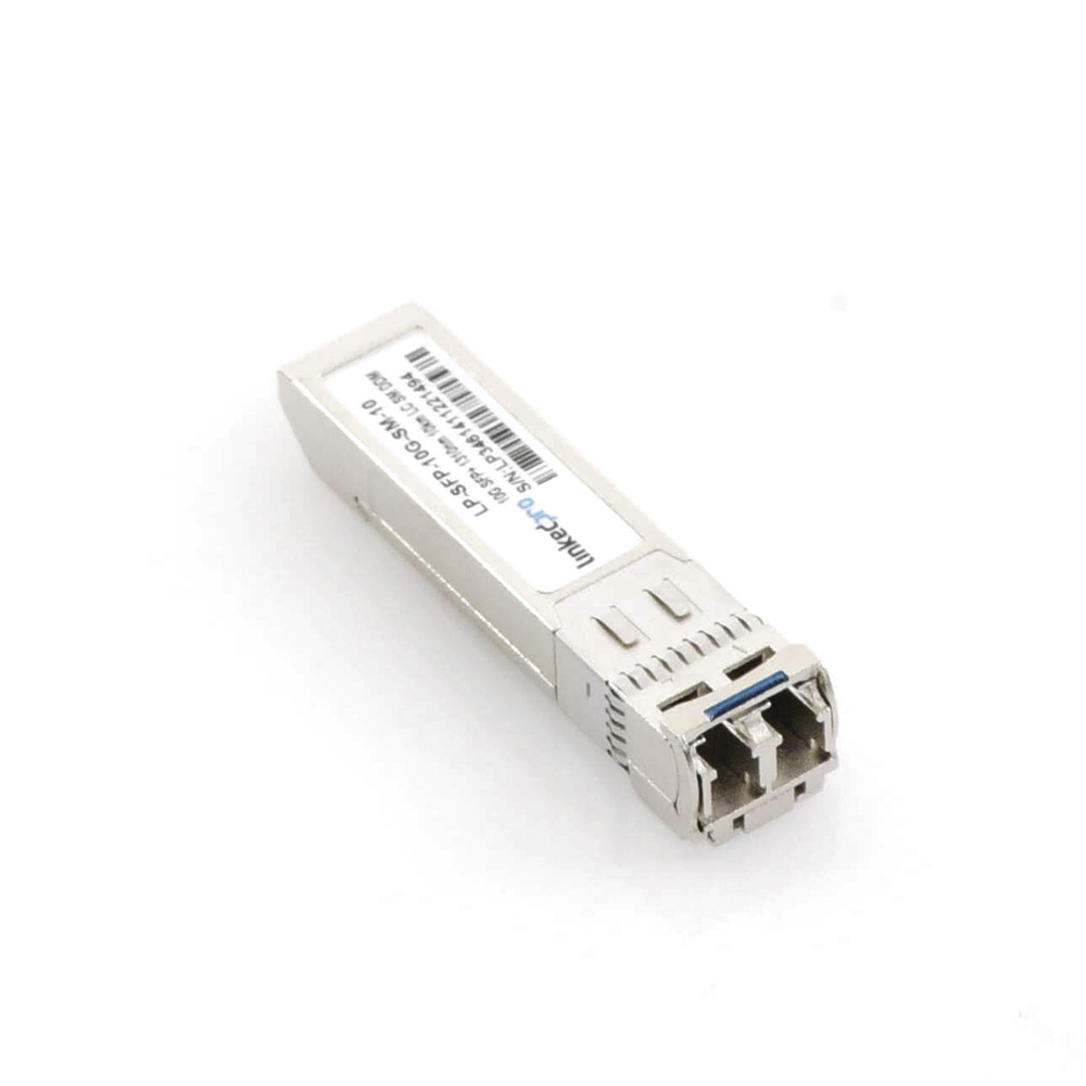 SFP+ (Mini-Gbic) Transceiver / Single Mode / 10 Gbps Speed / Duplex LC Connectors / Up to 10 km Distance