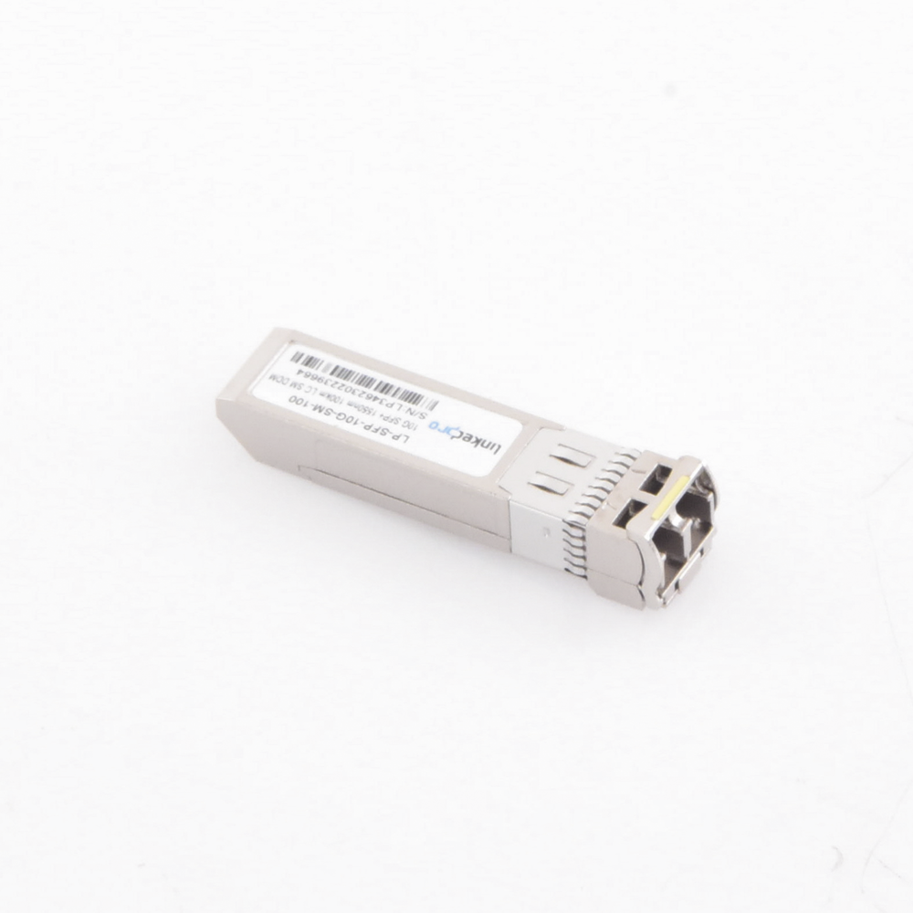 SFP+ (Mini-Gbic) Transceiver / Single Mode / 10 Gbps Speed / Duplex LC Connectors / Up to 100 km Distance