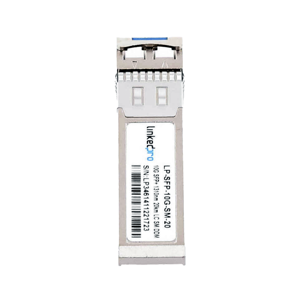 SFP+ (Mini-Gbic) Transceiver / Single Mode / 10 Gbps Speed / Duplex LC Connectors / Up to 20 km Distance
