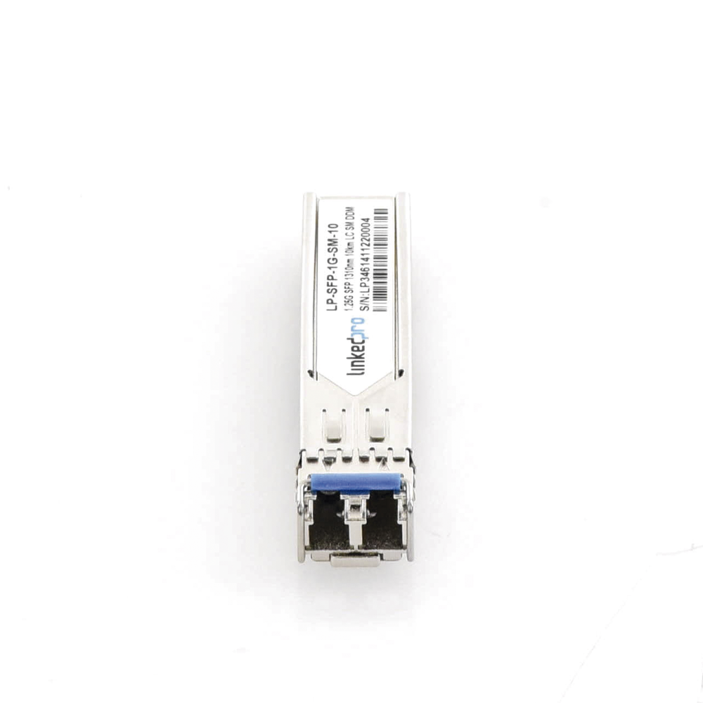 SFP (Mini-Gbic) Transceiver / Single Mode / 1.25 Gbps Speed / Duplex LC Connectors / Up to 10 km Distance