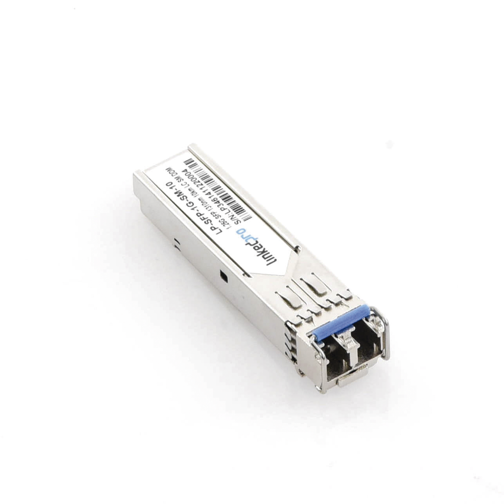 SFP (Mini-Gbic) Transceiver / Single Mode / 1.25 Gbps Speed / Duplex LC Connectors / Up to 10 km Distance