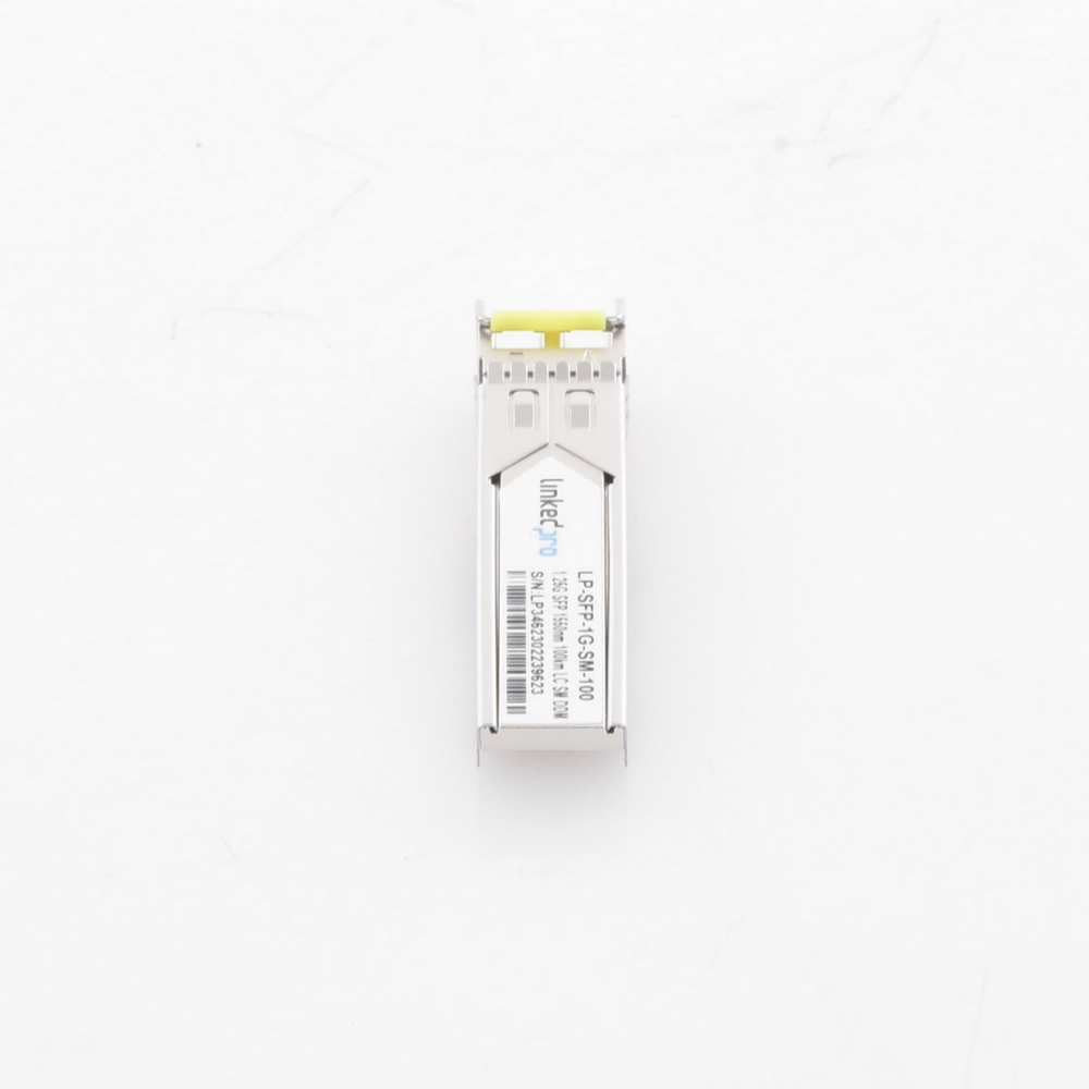 SFP (Mini-Gbic) Transceiver / Single Mode / 1.25 Gbps Speed / Duplex LC Connectors / Up to 100 km Distance