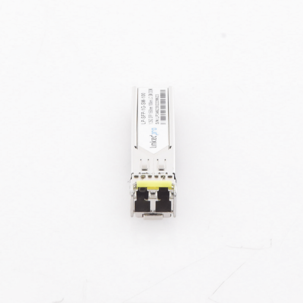 SFP (Mini-Gbic) Transceiver / Single Mode / 1.25 Gbps Speed / Duplex LC Connectors / Up to 100 km Distance