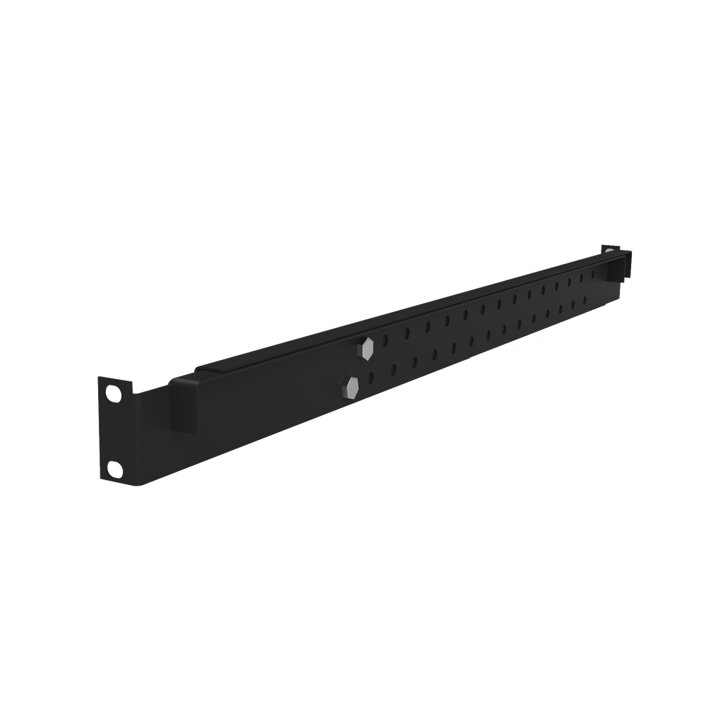 Set of 2 Rails for Supporting Heavy Equipment in 19" Racks, 120mm Deep.