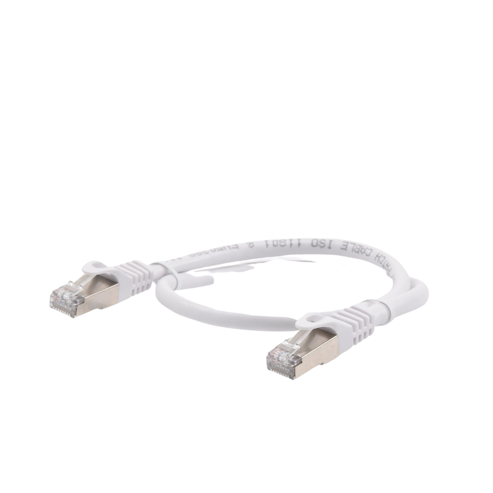 Cat6A 10G Shielded Patch Cord 0.5M (1.64 ft) White