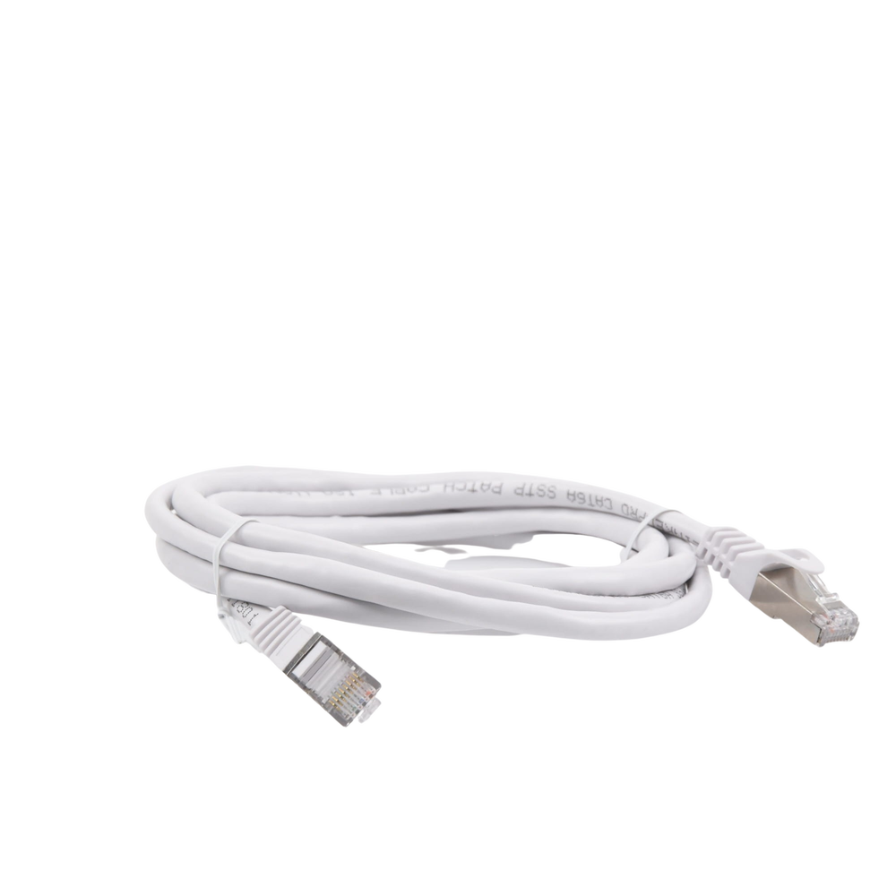 Cat6A 10G Shielded Patch Cord 2M (6.25 ft) WHITE