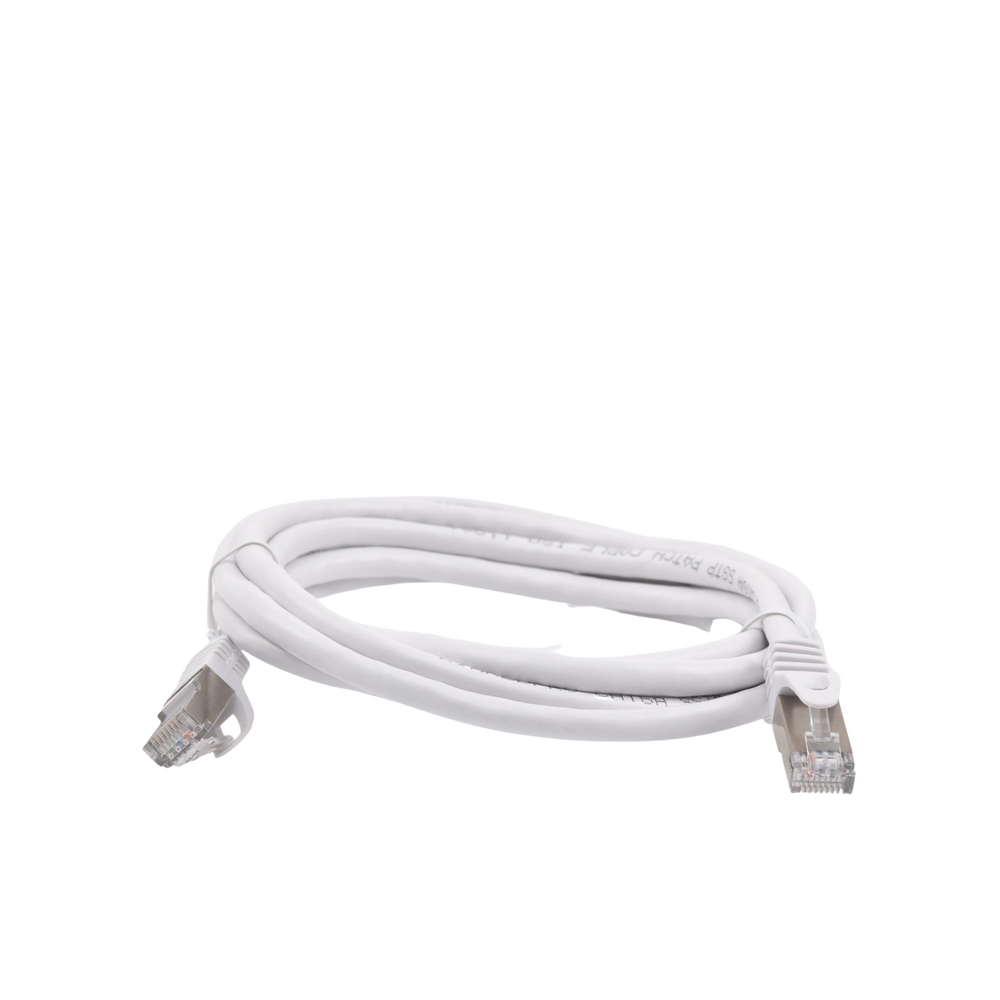 Cat6A 10G Shielded Patch Cord 2M (6.25 ft) WHITE