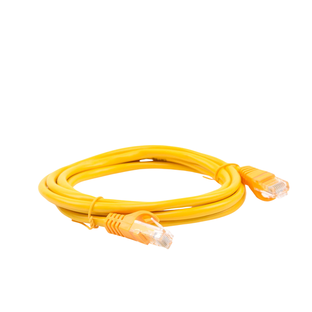 Cable de Parcheo UTP Cat5e - 2.0m. - Amarillo
