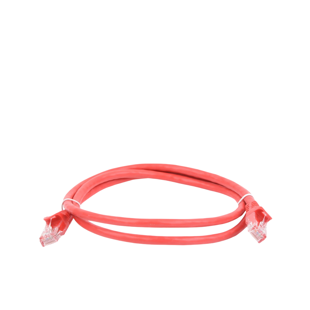 Cable de parcheo UTP Cat6 - 1 m - rojo