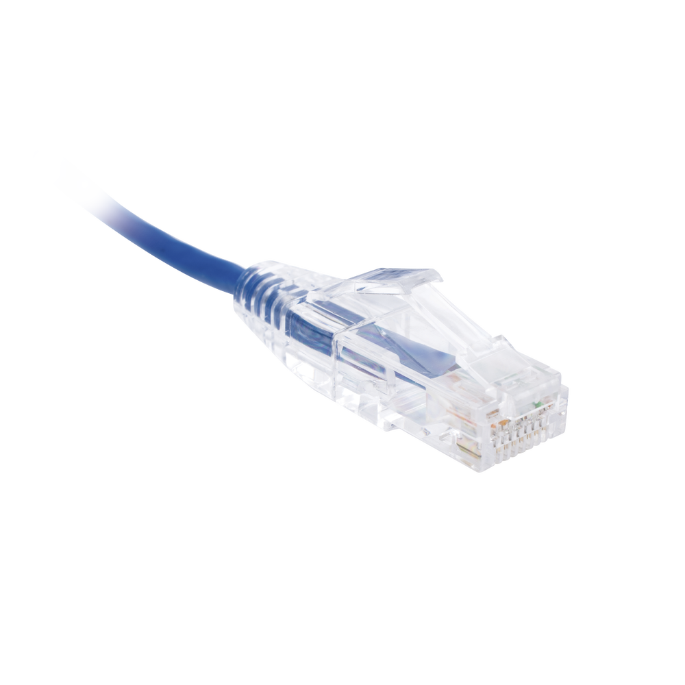 Cable de Parcheo Slim UTP Cat6 - 3 m Azul Diámetro Reducido (28 AWG)