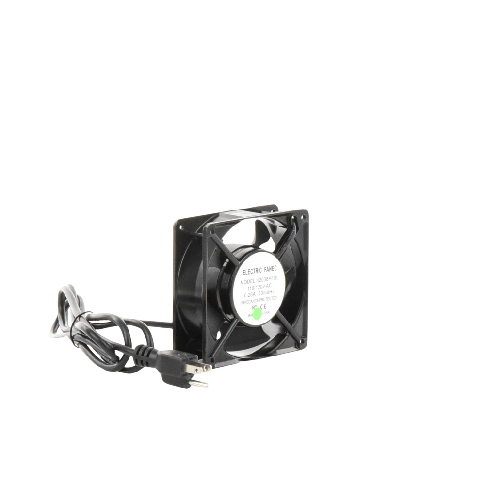 Ventilador 110 Vca de 12 x 12 cm con Cable y Clavija.