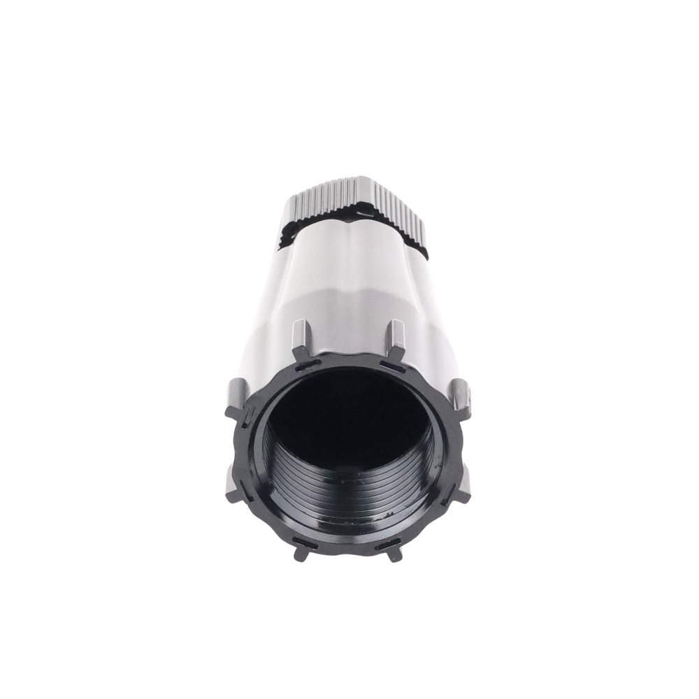 Industrial Gland type connector to protect network connections