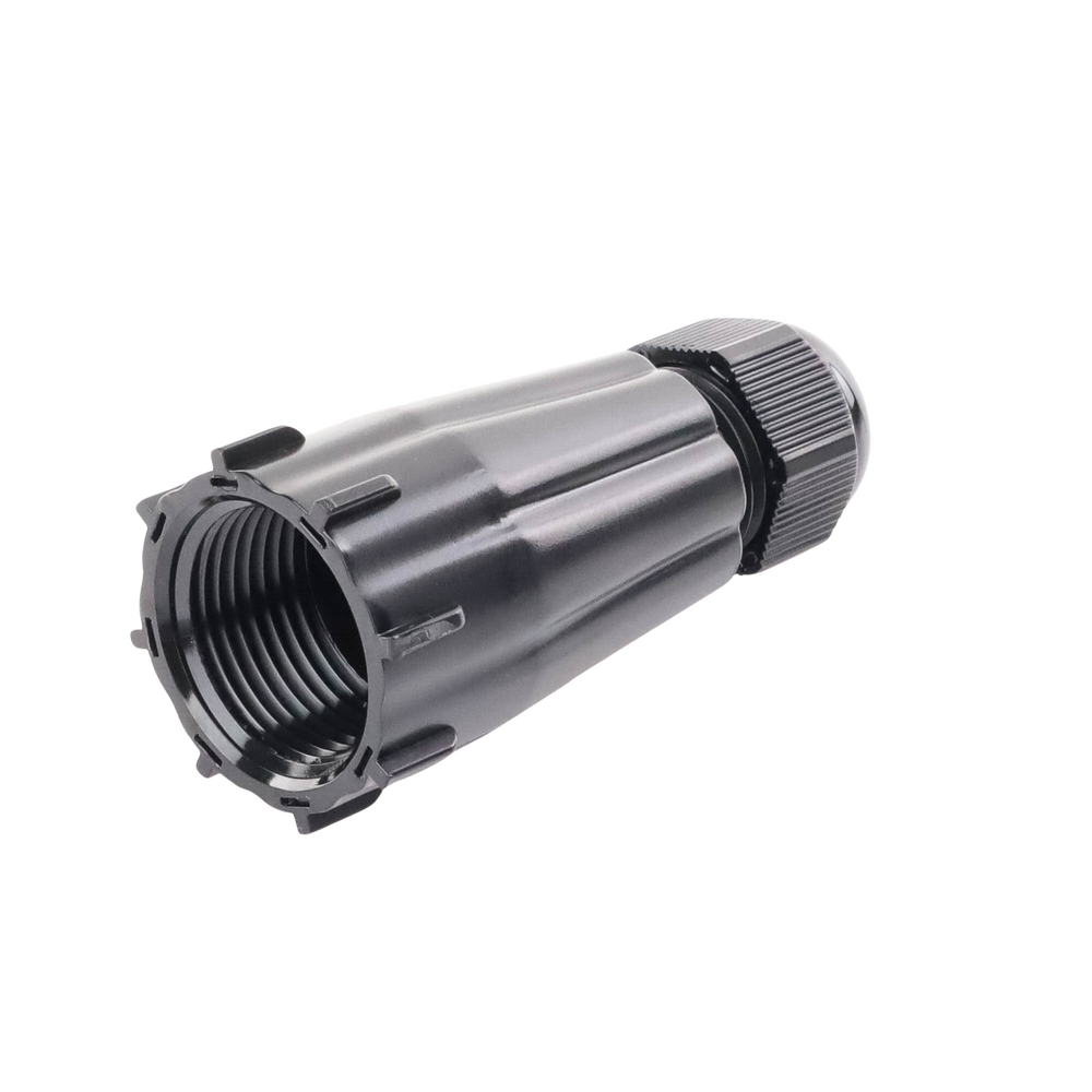 Industrial Gland type connector to protect network connections