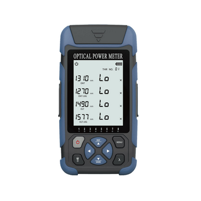 Medidor de Potencia Óptica (OPM) para Fibra Óptica en Redes FTTx / Soporta 4 Longitudes de Onda: 1310nm, 1490nm y 1270nm