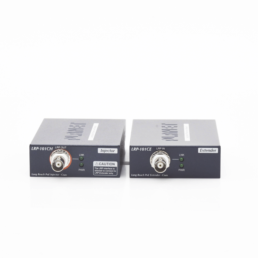 Long Range PoE Transmitter and Receiver Kit over Coaxial up to 1km