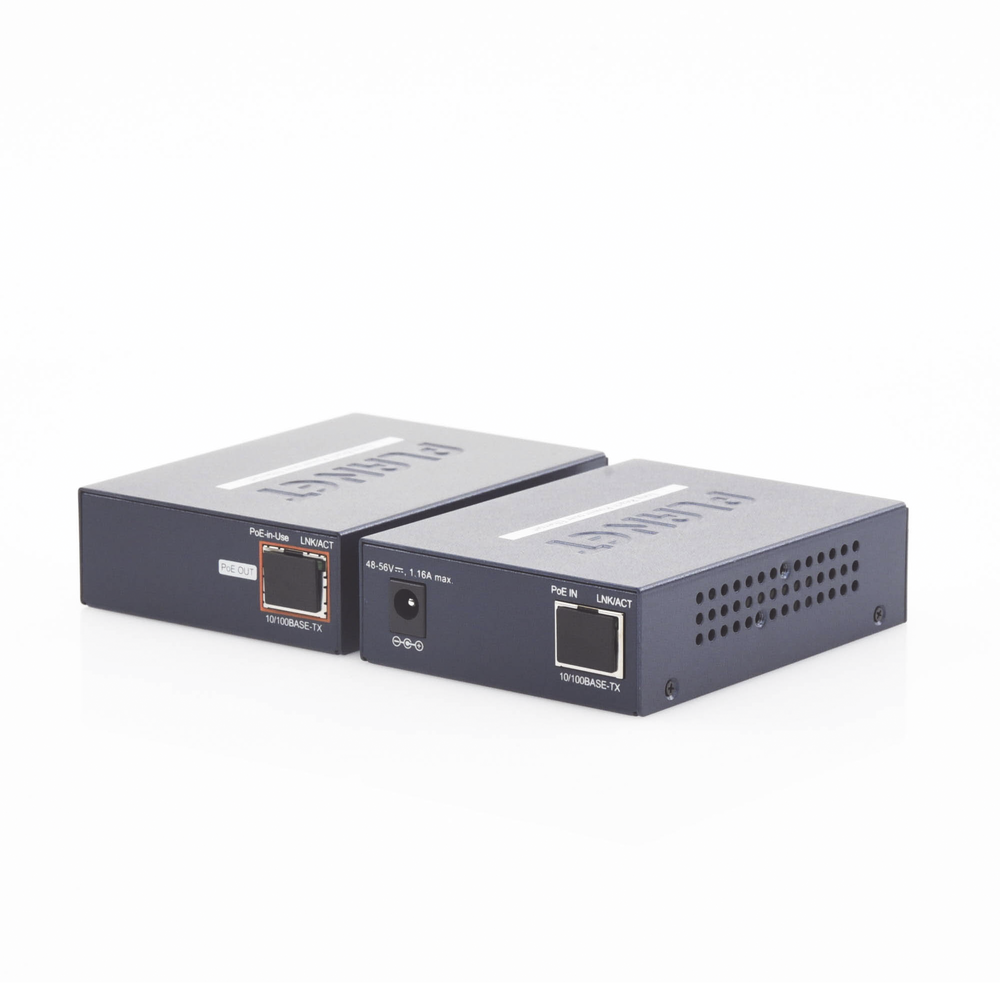 Long Range PoE Transmitter and Receiver Kit over Coaxial up to 1km